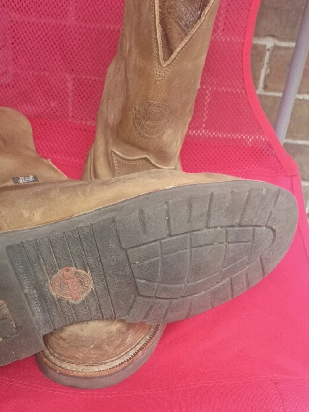 Justin's Steel toe Work boots Size 11EE